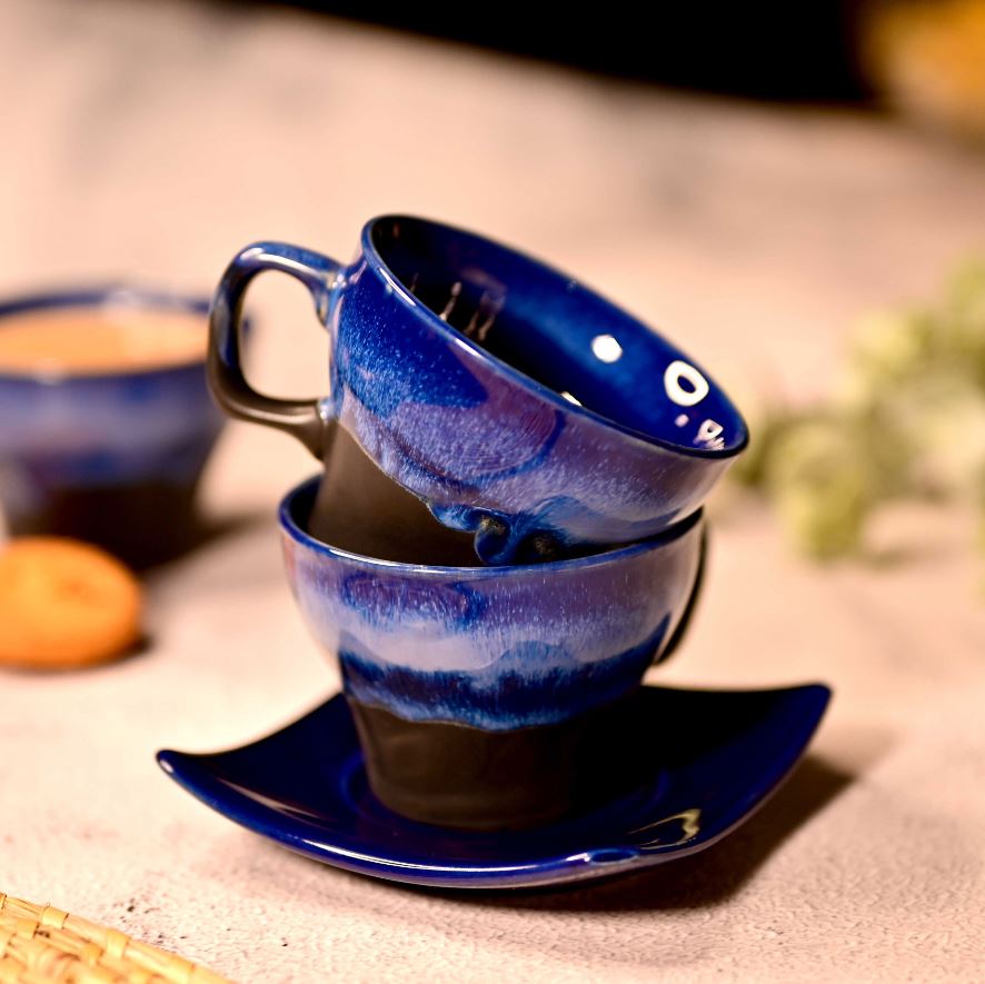 Blue Jay Tea Cup Set of 6 – Chokhat